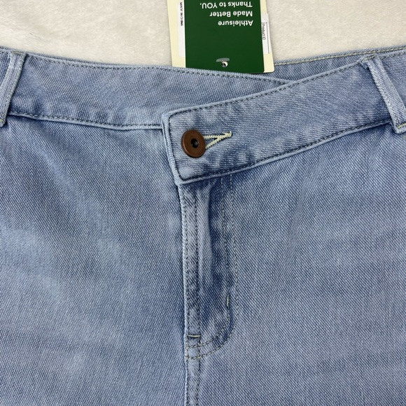 Halara Flex Asymmetric Low Rise Baggy Wide Leg Stretchy Jeans Size XL Tall - Picture 4 of 9